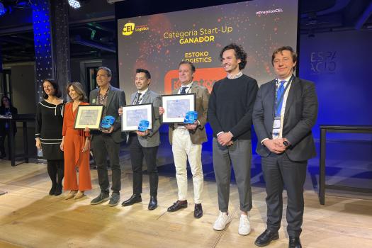 ‘Logistics Spain’, patrocinador del  premio CEL Start Up, galardona a ESTOKO