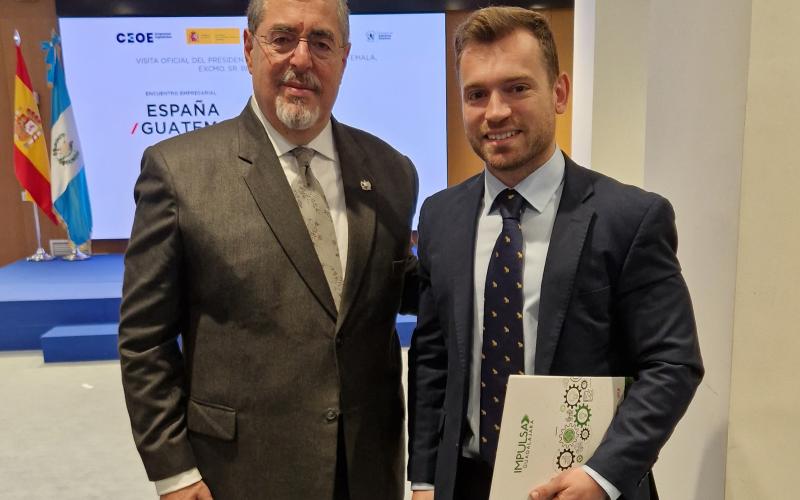 Impulsa Guadalajara presente en un encuentro empresarial con el presidente de la rep�blica de Guatemala, Bernardo Ar�valo