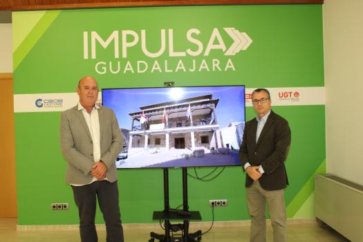 El alcalde de Almonacid de Zorita e Impulsa Guadalajara fortalecen su colaboraci�n para impulsar el patrimonio hist�rico y el desarrollo econ�mico del municipio